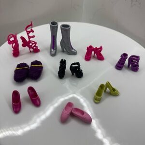 Barbie footwear lot of 9